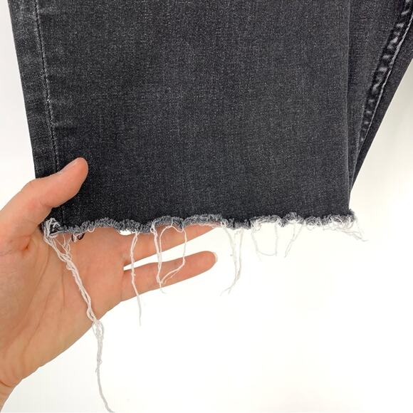 LEVI'S 511 Cutoff Jean Shorts Washed Black 36 - Picture 3 of 8